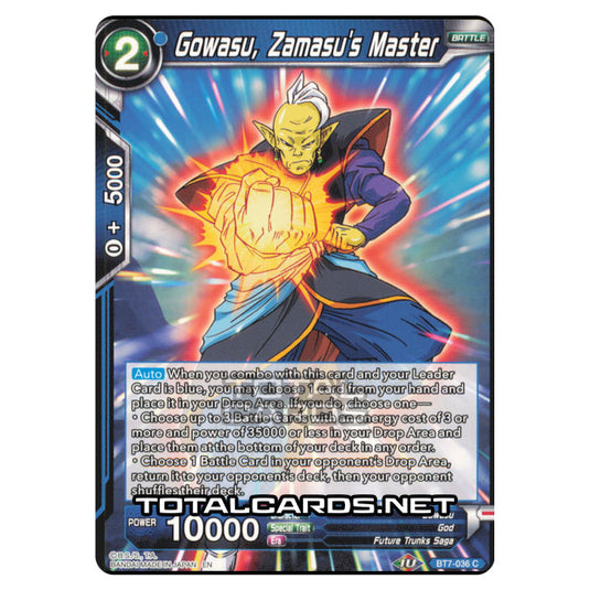 Dragon Ball Super - BT7 - Assault of the Saiyans - Gowasu, Zamasu's Master - BT7-036