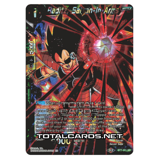 Dragon Ball Super - BT7 - Assault of the Saiyans - Raditz, Saiyan-In-Arms - BT7-051