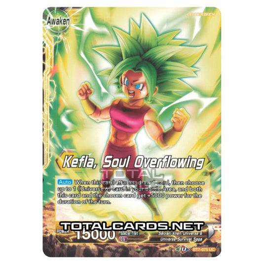 Dragon Ball Super - BT7 - Assault of the Saiyans - Caulifla & Kale - BT7-075