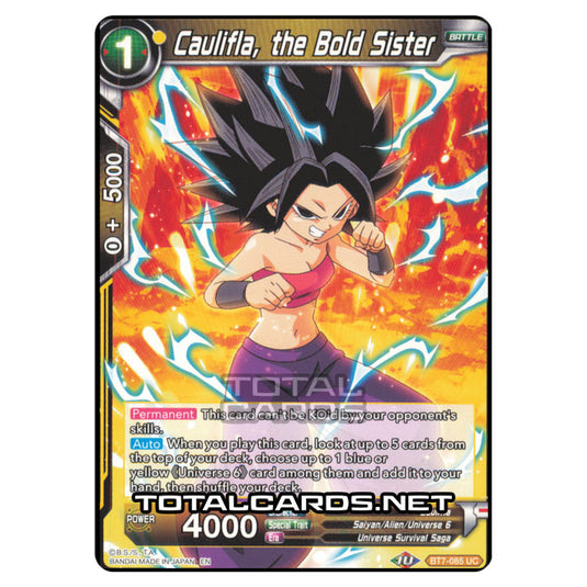 Dragon Ball Super - BT7 - Assault of the Saiyans - Caulifla, the Bold Sister - BT7-085