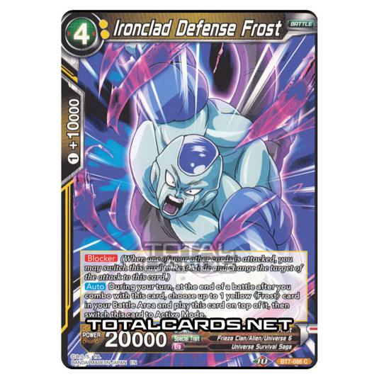 Dragon Ball Super - BT7 - Assault of the Saiyans - Ironclad Defense Frost - BT7-086