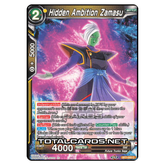 Dragon Ball Super - BT7 - Assault of the Saiyans - Hidden Ambition Zamasu - BT7-093