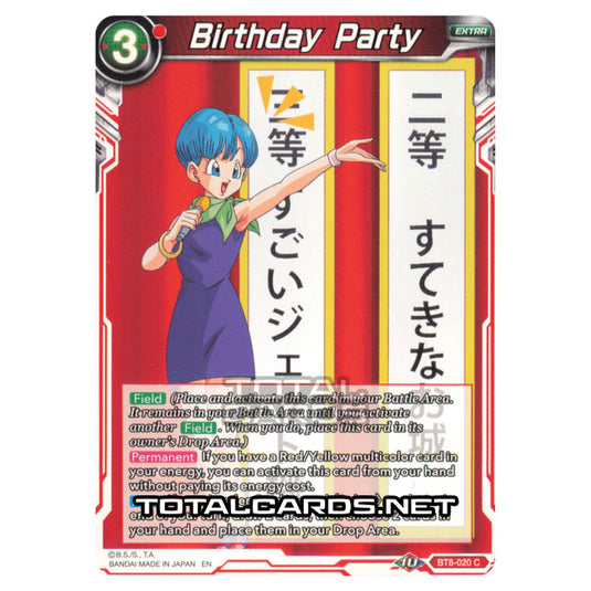 Dragon Ball Super - B08 - Malicious Machinations - Birthday Party - BT8-020