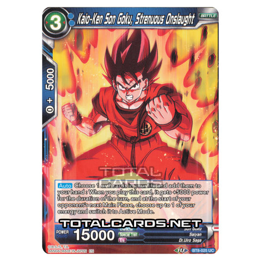 Dragon Ball Super - B08 - Malicious Machinations - Kaio-Ken Son Goku, Strenuous Onslaught - BT8-025