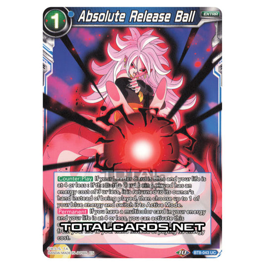 Dragon Ball Super - B08 - Malicious Machinations - Absolute Release Ball (Foil) - BT8-043