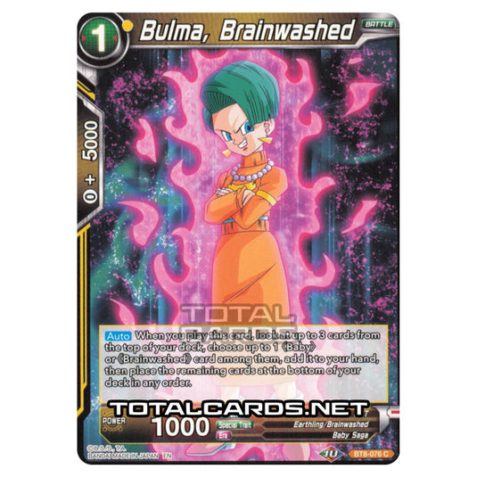 Dragon Ball Super - B08 - Malicious Machinations - Bulma, Brainwashed - BT8-076