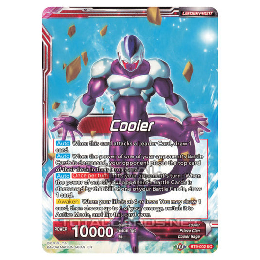 Dragon Ball Super - B09 - Universal Onslaught - Cooler - BT9-002