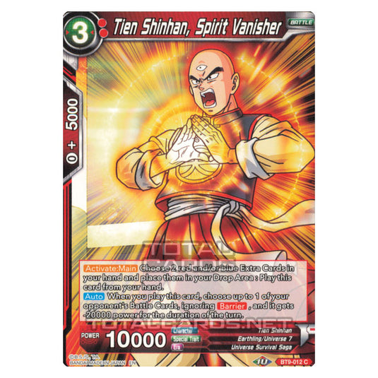 Dragon Ball Super - B09 - Universal Onslaught - Tien Shinhan, Spirit Vanisher - BT9-012