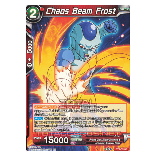 Dragon Ball Super - B09 - Universal Onslaught - Chaos Beam Frost - BT9-015