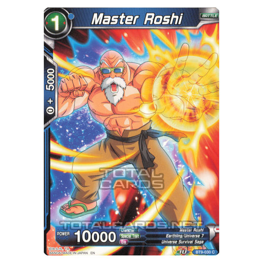 Dragon Ball Super - B09 - Universal Onslaught - Master Roshi - BT9-030