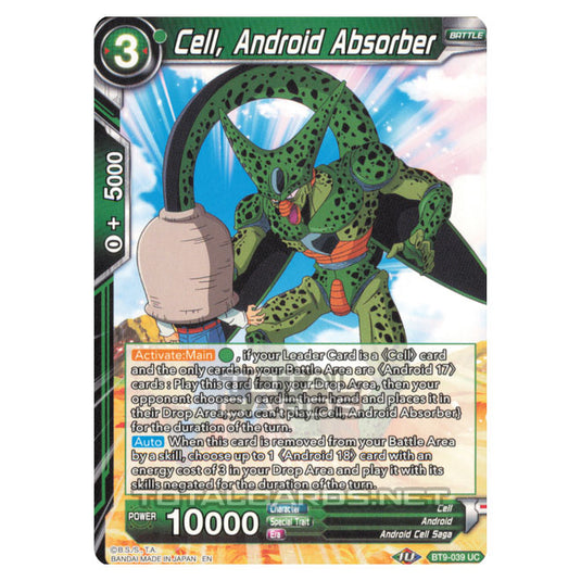 Dragon Ball Super - B09 - Universal Onslaught - Cell, Android Absorber - BT9-039