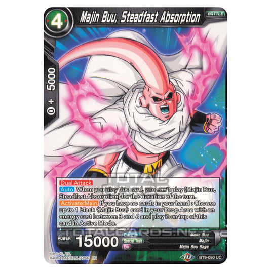 Dragon Ball Super - B09 - Universal Onslaught - Majin Buu, Steadfast Absorption - BT9-080