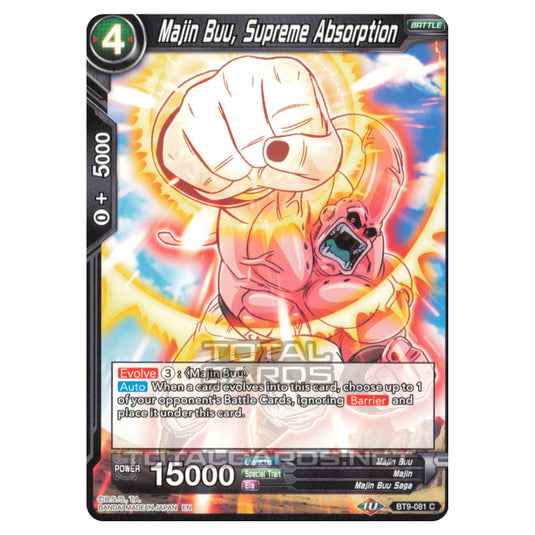 Dragon Ball Super - B09 - Universal Onslaught - Majin Buu, Supreme Absorption - BT9-081