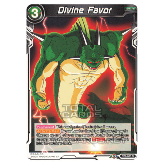 Dragon Ball Super - B09 - Universal Onslaught - Divine Favor - BT9-088