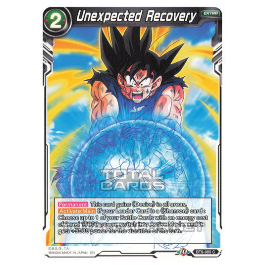 Dragon Ball Super - B09 - Universal Onslaught - Unexpected Recovery - BT9-089