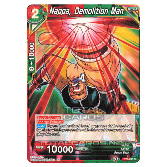 Dragon Ball Super - B09 - Universal Onslaught - Nappa, Demolition Man - BT9-090