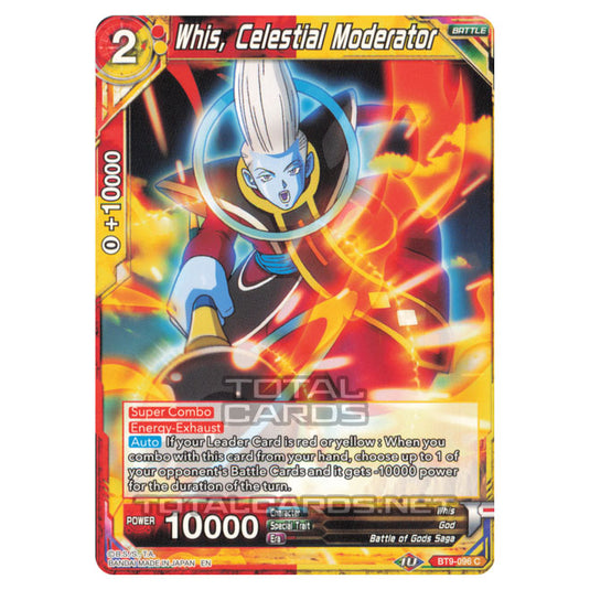 Dragon Ball Super - B09 - Universal Onslaught - Whis, Celestial Moderator - BT9-096