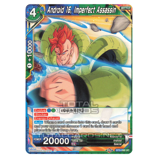 Dragon Ball Super - B09 - Universal Onslaught - Android 16, Imperfect Assassin - BT9-098