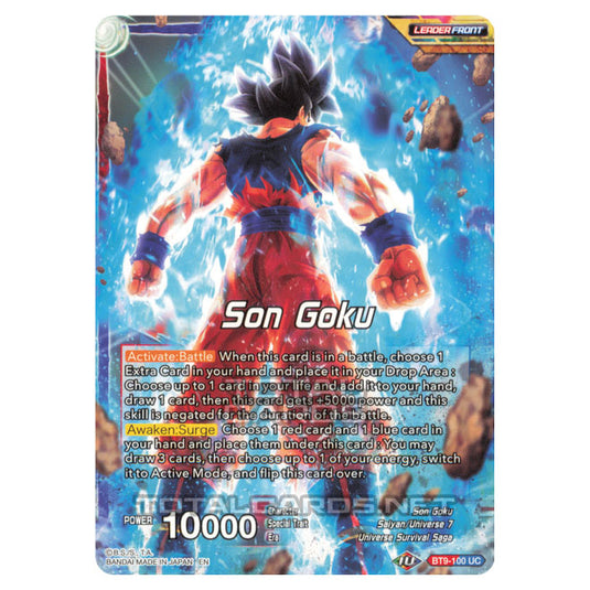 Dragon Ball Super - B09 - Universal Onslaught - Son Goku - BT9-100