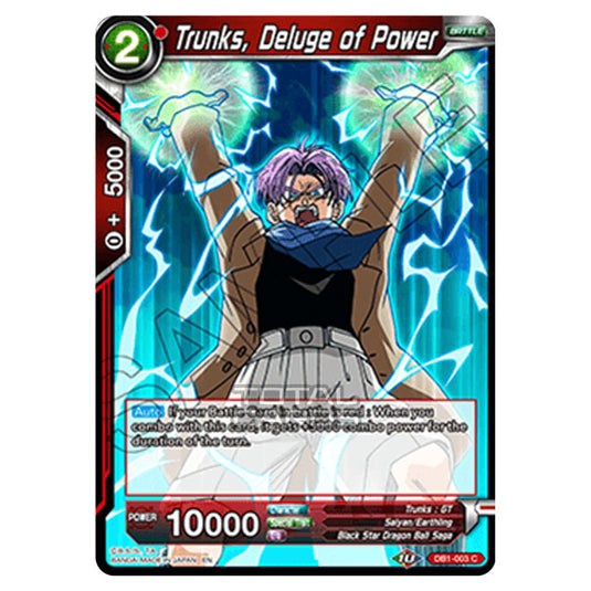 Dragon Ball Super - Draft Box 04 - Dragon Brawl - Trunks, Deluge of Power - DB1-003