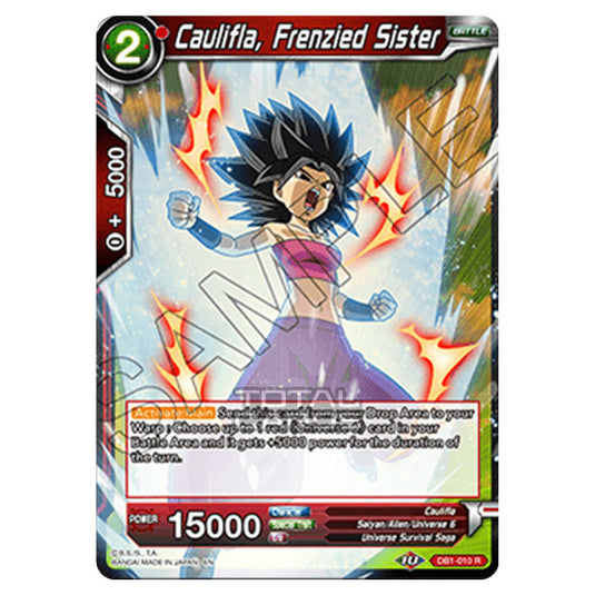 Dragon Ball Super - Draft Box 04 - Dragon Brawl - Caulifla, Frenzied Sister - DB1-010