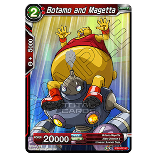 Dragon Ball Super - Draft Box 04 - Dragon Brawl - Botamo and Magetta - DB1-013