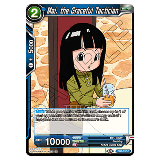 Dragon Ball Super - Draft Box 04 - Dragon Brawl - Mai, the Graceful Tactician - DB1-037