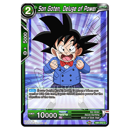 Dragon Ball Super - Draft Box 04 - Dragon Brawl - Son Goten, Deluge of Power - DB1-042