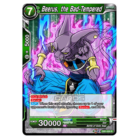 Dragon Ball Super - Draft Box 04 - Dragon Brawl - Beerus, the Bad-Tempered - DB1-050