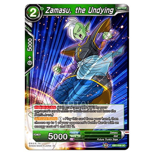 Dragon Ball Super - Draft Box 04 - Dragon Brawl - Zamasu, the Undying - DB1-058