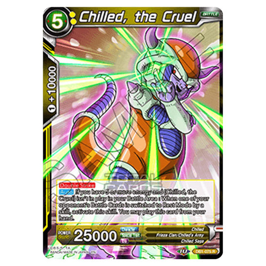 Dragon Ball Super - Draft Box 04 - Dragon Brawl - Chilled, the Cruel - DB1-075