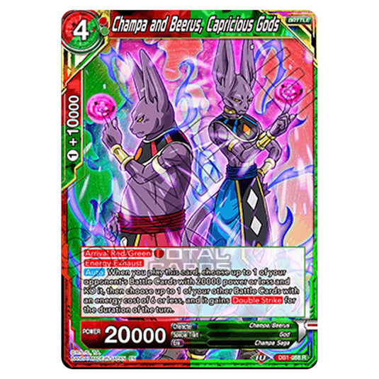 Dragon Ball Super - Draft Box 04 - Dragon Brawl - Champa and Beerus, Capricious Gods - DB1-088