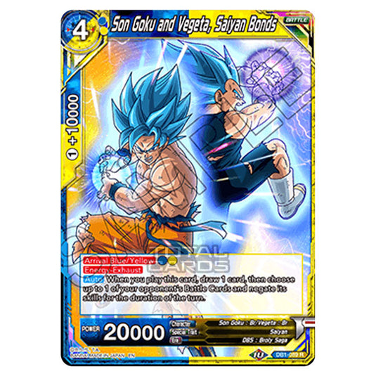 Dragon Ball Super - Draft Box 04 - Dragon Brawl - Son Goku and Vegeta, Saiyan Bonds - DB1-089