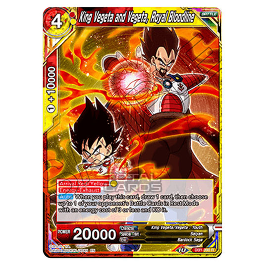 Dragon Ball Super - Draft Box 04 - Dragon Brawl - King Vegeta and Vegeta, Royal Bloodline - DB1-090