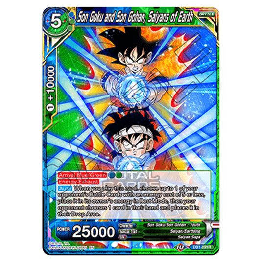 Dragon Ball Super - Draft Box 04 - Dragon Brawl - Son Goku and Son Gohan, Saiyans of Earth - DB1-091