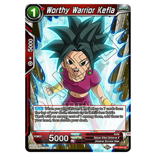 Dragon Ball Super - Draft Box 05 - Divine Multiverse - Worthy Warrior Kefla - DB2-009