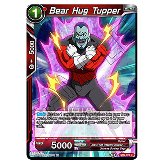 Dragon Ball Super - Draft Box 05 - Divine Multiverse - Bear Hug Tupper - DB2-025