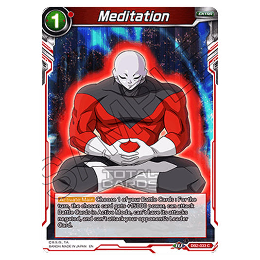 Dragon Ball Super - Draft Box 05 - Divine Multiverse - Meditation - DB2-033