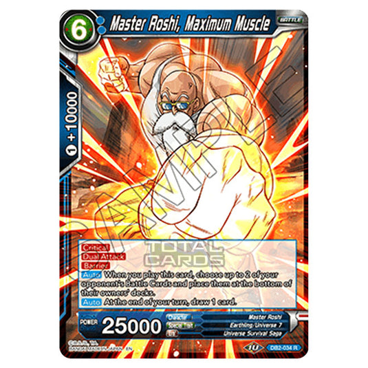 Dragon Ball Super - Draft Box 05 - Divine Multiverse - Master Roshi, Maximum Muscle - DB2-034