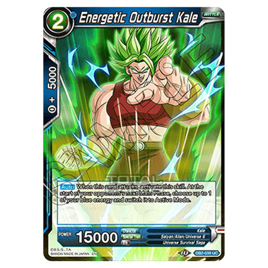 Dragon Ball Super - Draft Box 05 - Divine Multiverse - Energetic Outburst Kale - DB2-038