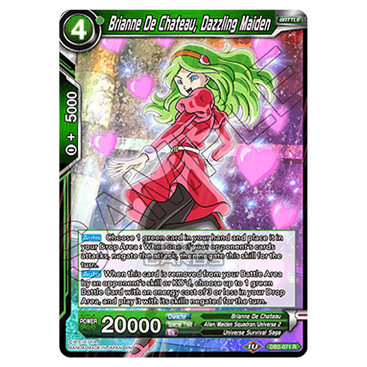 Dragon Ball Super - Draft Box 05 - Divine Multiverse - Brianne De Chateau, Dazzling Maiden - DB2-071