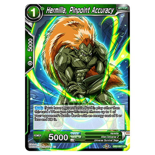 Dragon Ball Super - Draft Box 05 - Divine Multiverse - Hermilla, Pinpoint Accuracy - DB2-087