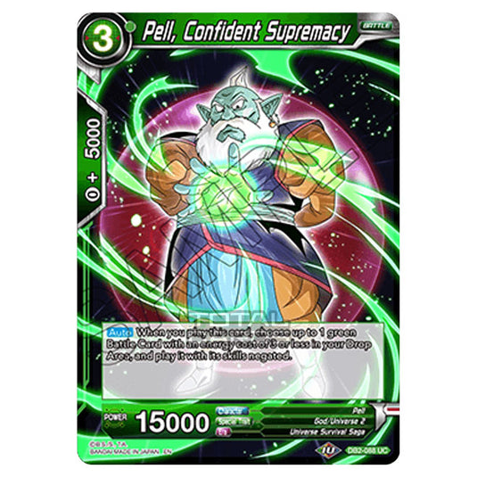 Dragon Ball Super - Draft Box 05 - Divine Multiverse - Pell, Confident Supremacy - DB2-088