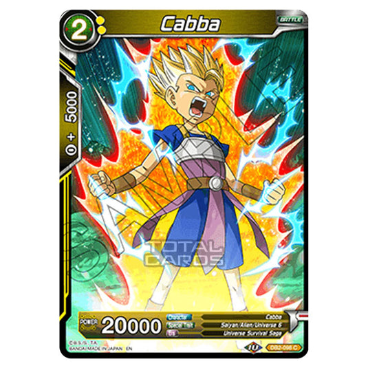 Dragon Ball Super - Draft Box 05 - Divine Multiverse - Cabba - DB2-098