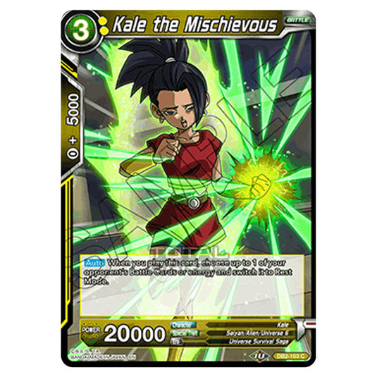 Dragon Ball Super - Draft Box 05 - Divine Multiverse - Kale the Mischievous - DB2-103