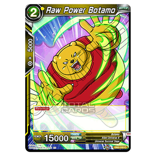 Dragon Ball Super - Draft Box 05 - Divine Multiverse - Raw Power Botamo - DB2-105