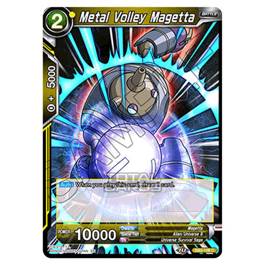 Dragon Ball Super - Draft Box 05 - Divine Multiverse - Metal Volley Magetta - DB2-106