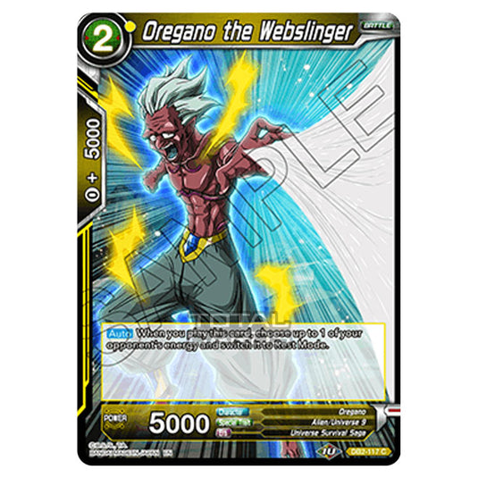 Dragon Ball Super - Draft Box 05 - Divine Multiverse - Oregano the Webslinger - DB2-117