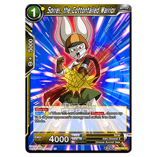 Dragon Ball Super - Draft Box 05 - Divine Multiverse - Sorrel, the Cottontailed Warrior - DB2-120