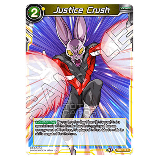 Dragon Ball Super - Draft Box 05 - Divine Multiverse - Justice Crush - DB2-128